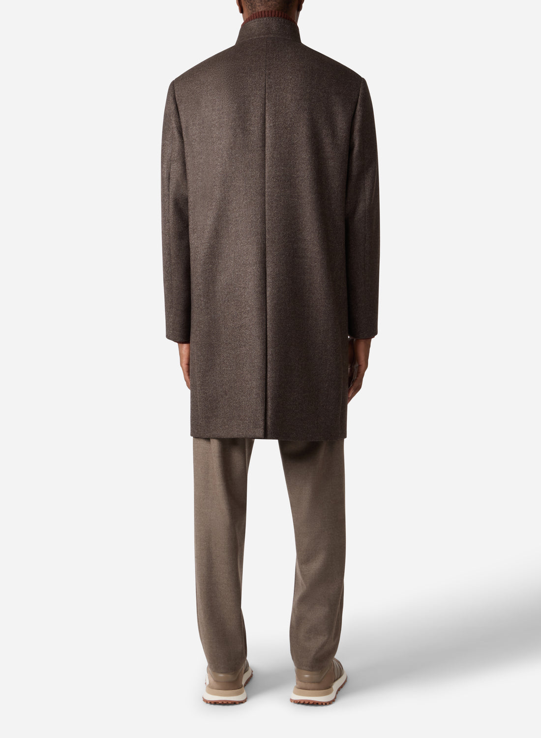 SUPERFINE MERINO WOOL SINGLE BREAST COAT
