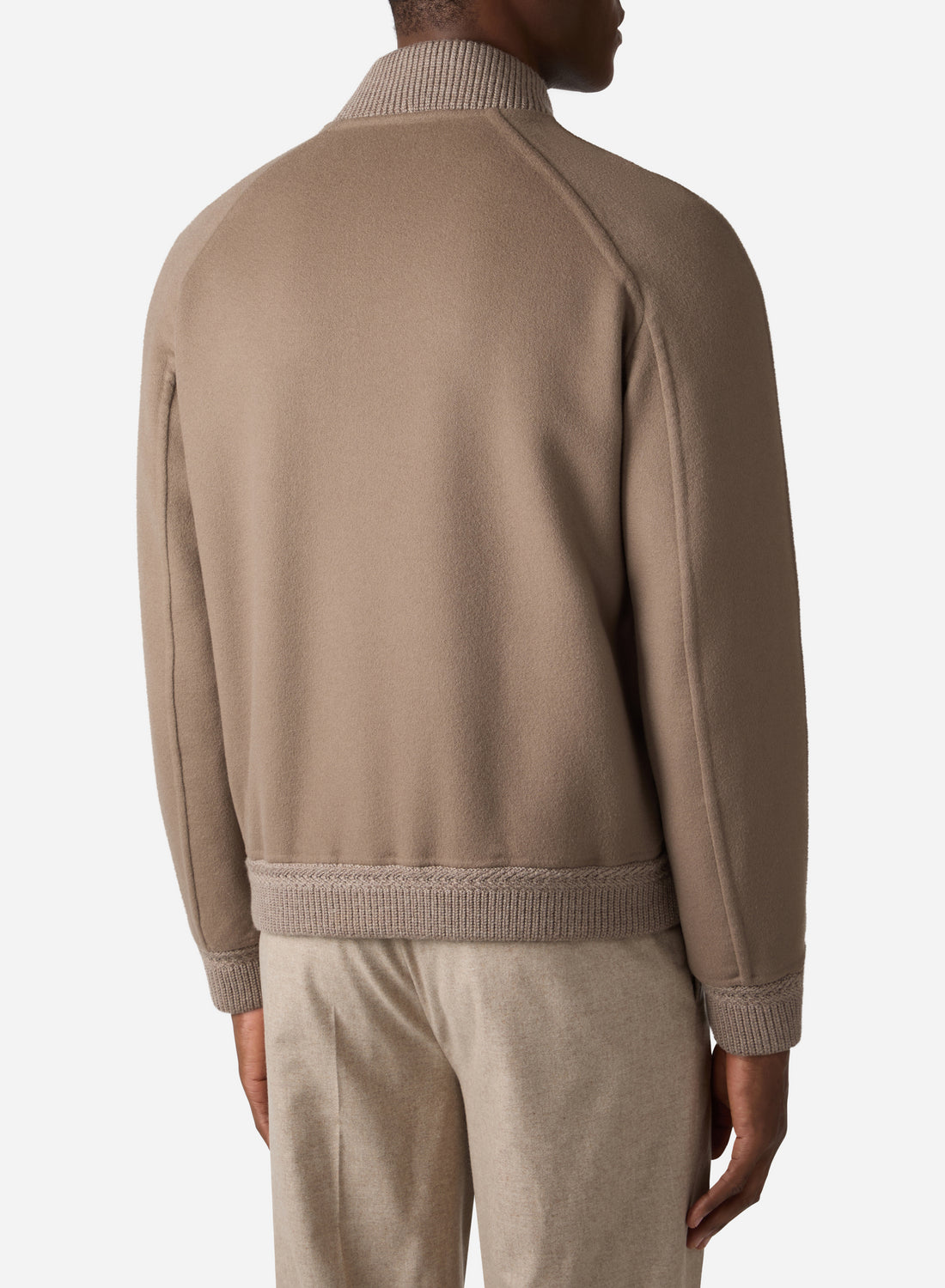 DOUBLE CASHMERE BOMBER