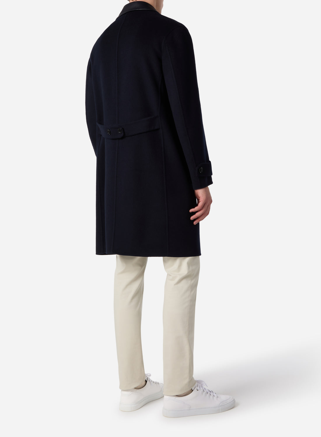 DOUBLE WOOL AND CASHMERE OVERCOAT