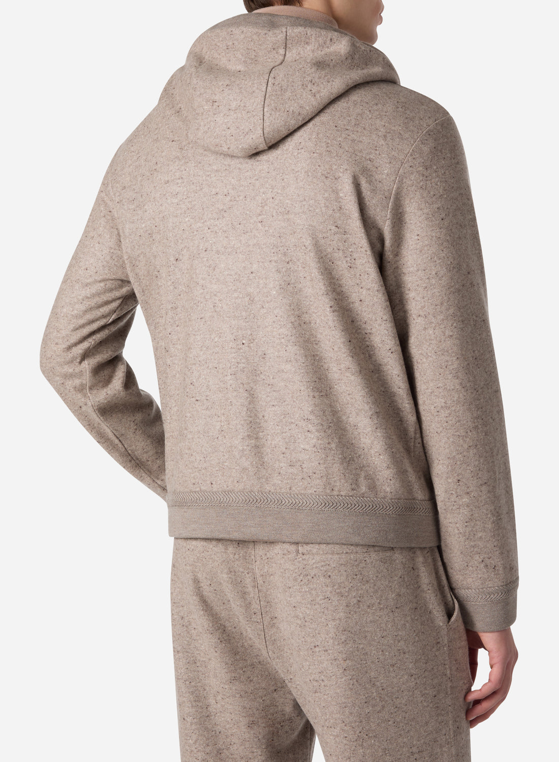 CASHMERE TWEED FULL ZIP HOODIE