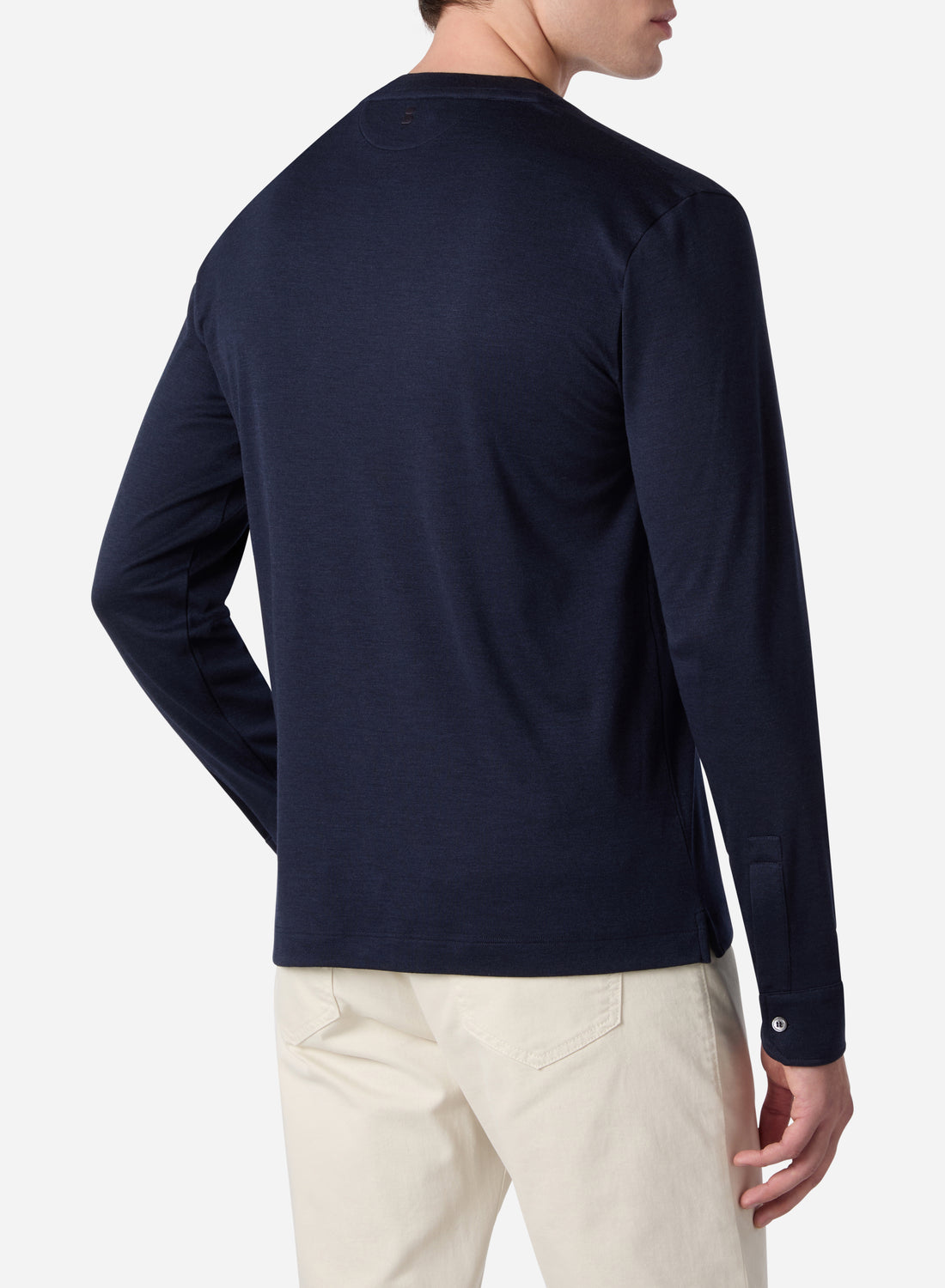 CASHMERE AND SILK LONG SLEEVES T-SHIRT