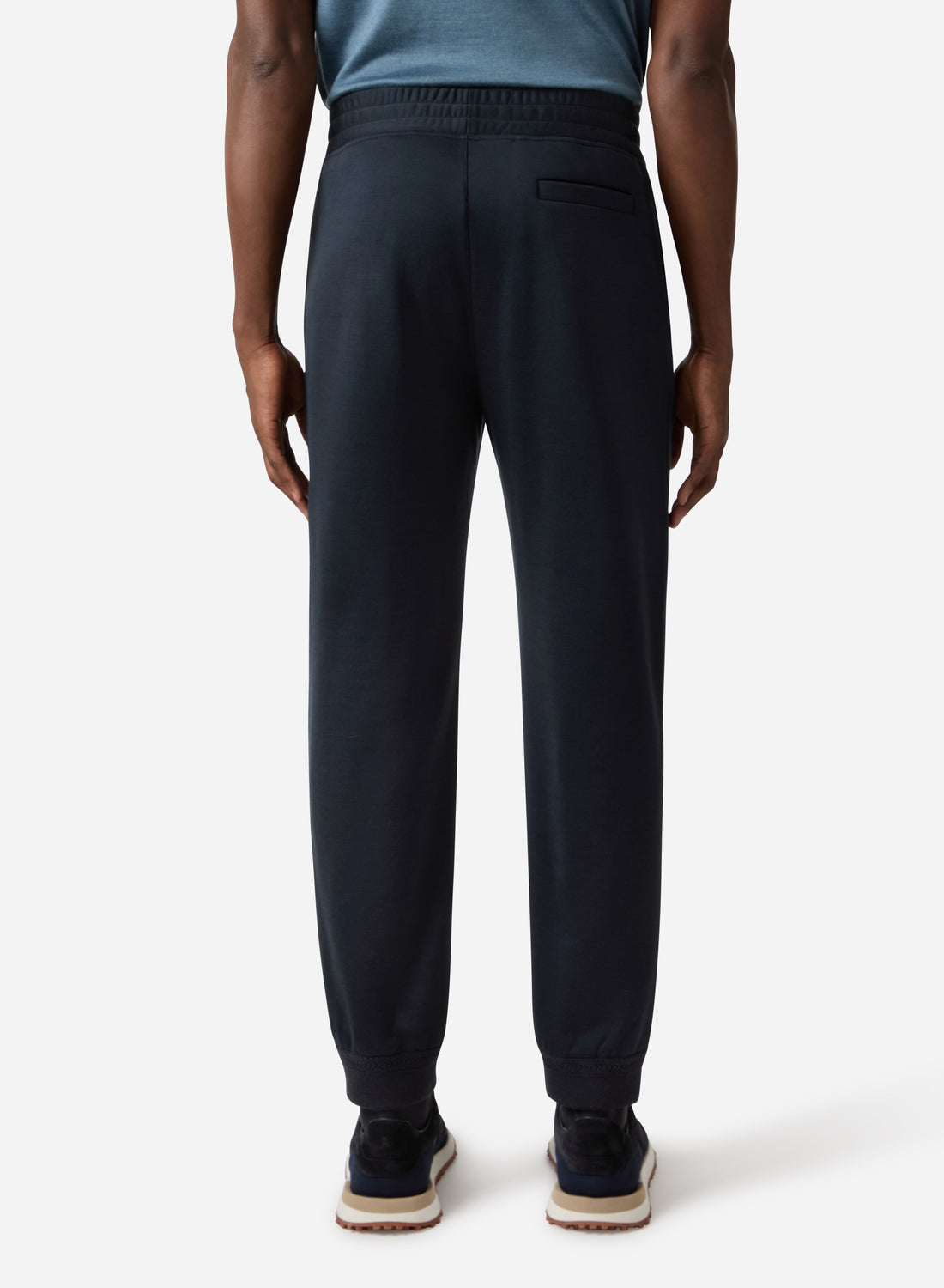 COTTON AND SILK JOGGER PANT ELASTIC CUFF