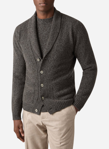 TWISTED CASHMERE CARDIGAN