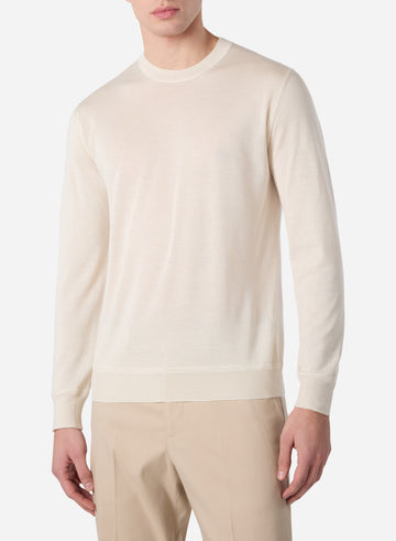 CASHMERE AND SILK CREWNECK