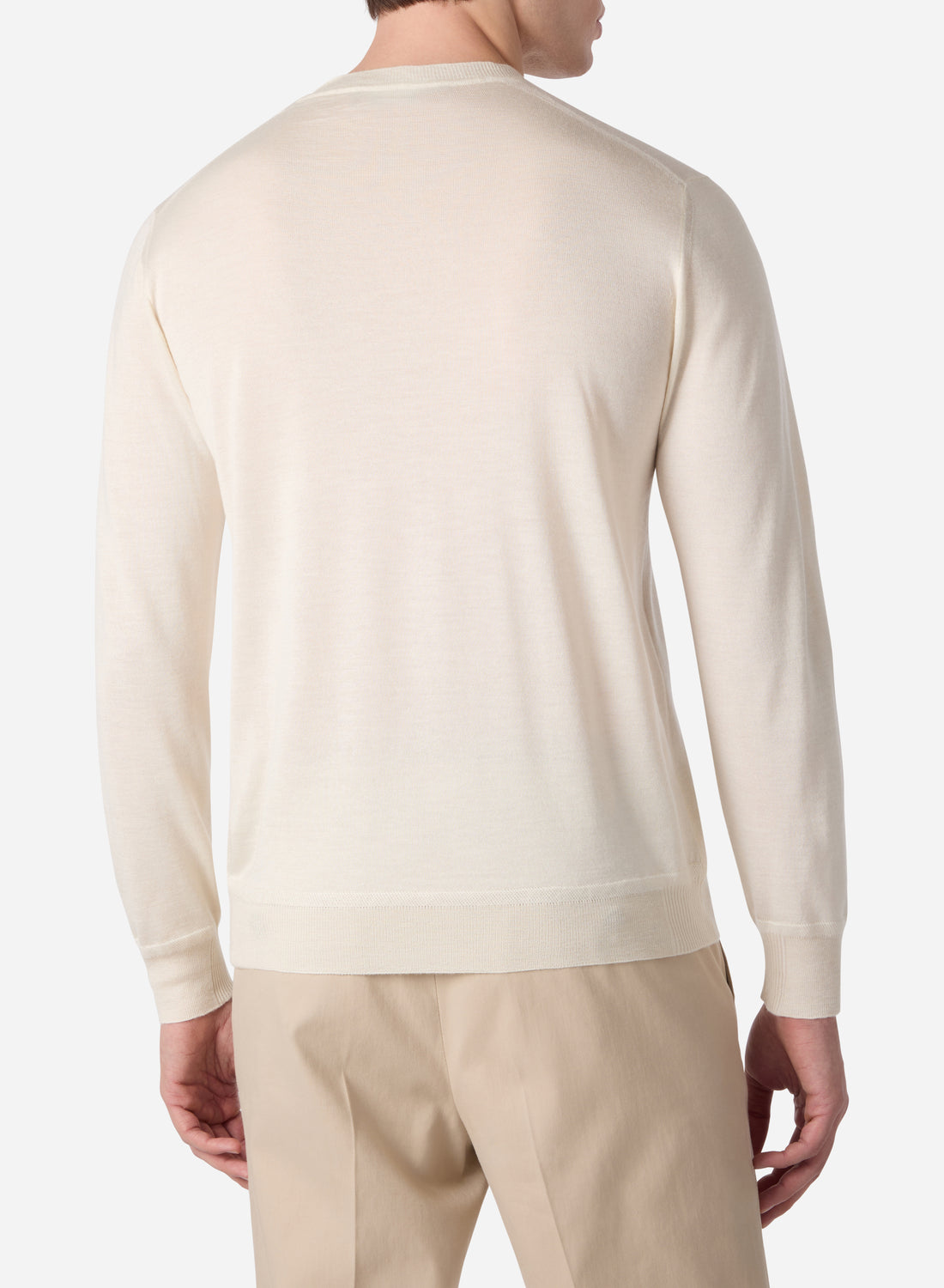 CASHMERE AND SILK CREWNECK