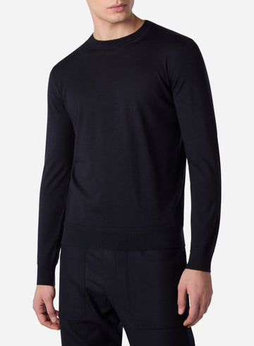 SUPERFINE WOOL CREWNECK