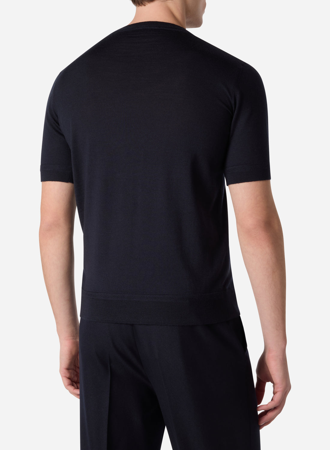 SUPERFINE WOOL SHORT SLEEVES T-SHIRT