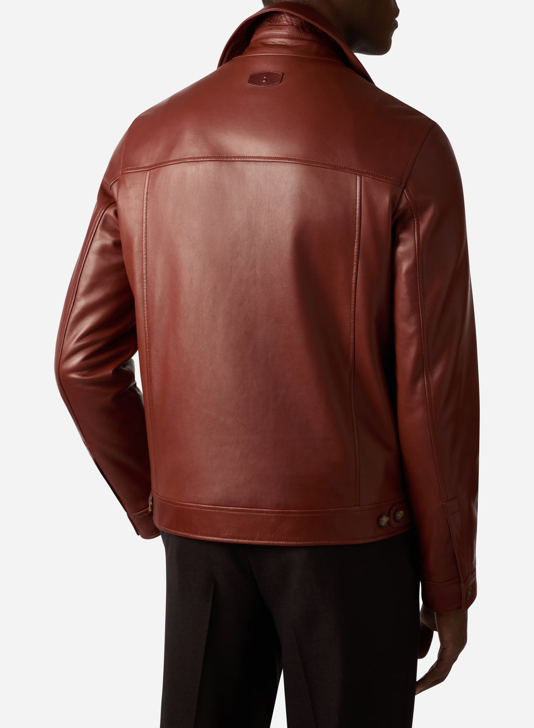 LEATHER BLOUSON