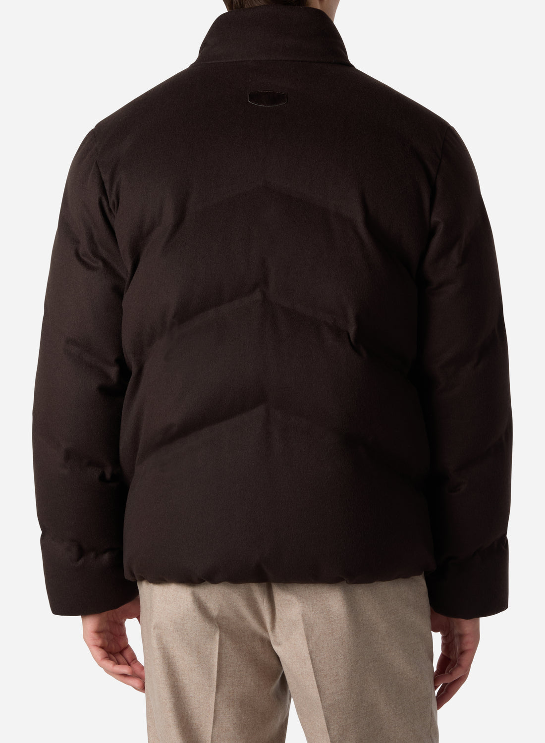 CASHMERE DOWN SHORT JACKET
