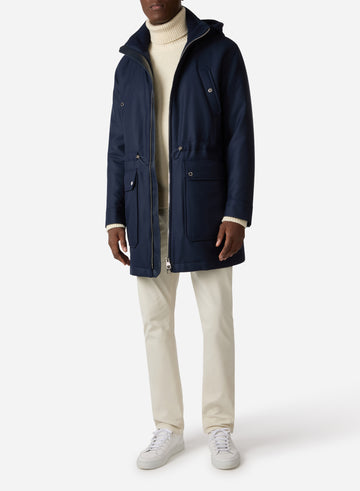 TECHNICAL WOOL PARKA