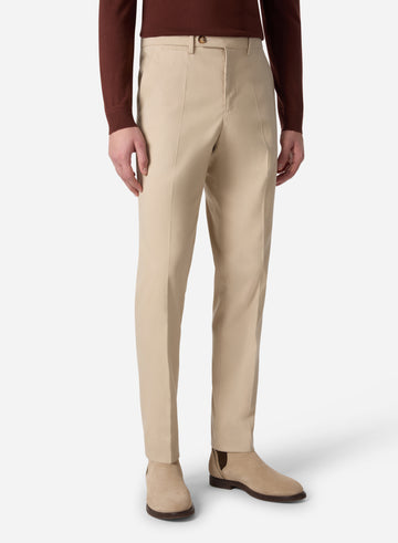COTTON CASHMERE CHINO PANT