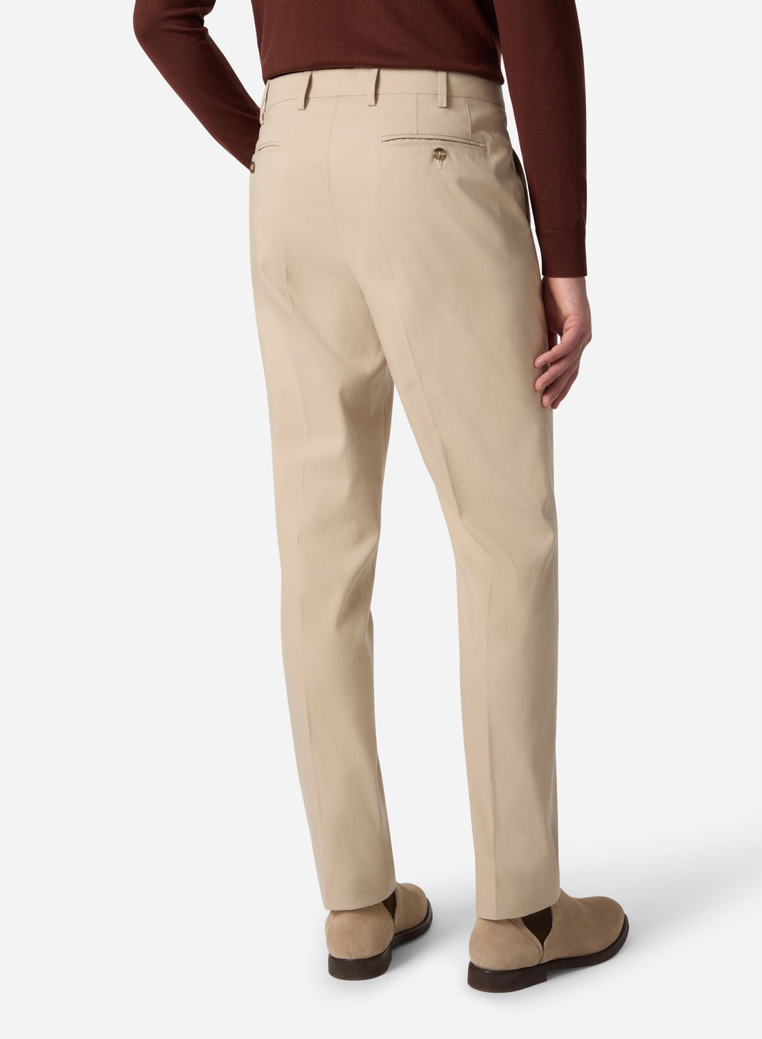 COTTON CASHMERE CHINO PANT