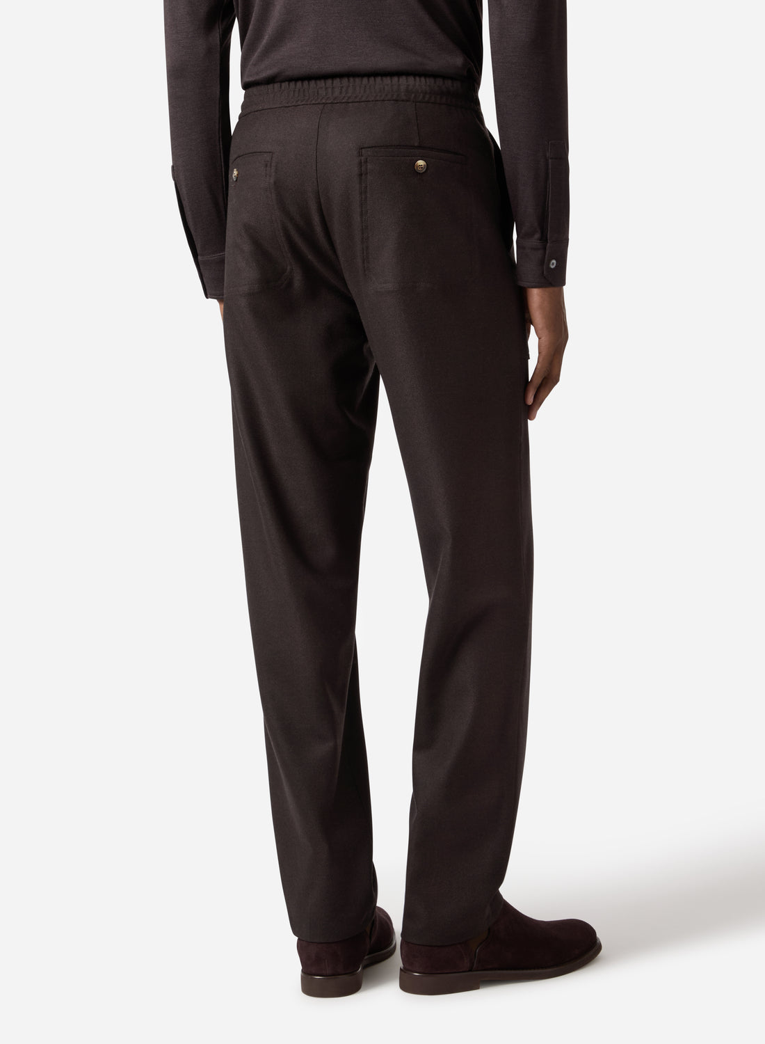 SUPERFINE MERINO WOOL DRAWSTRING PANT