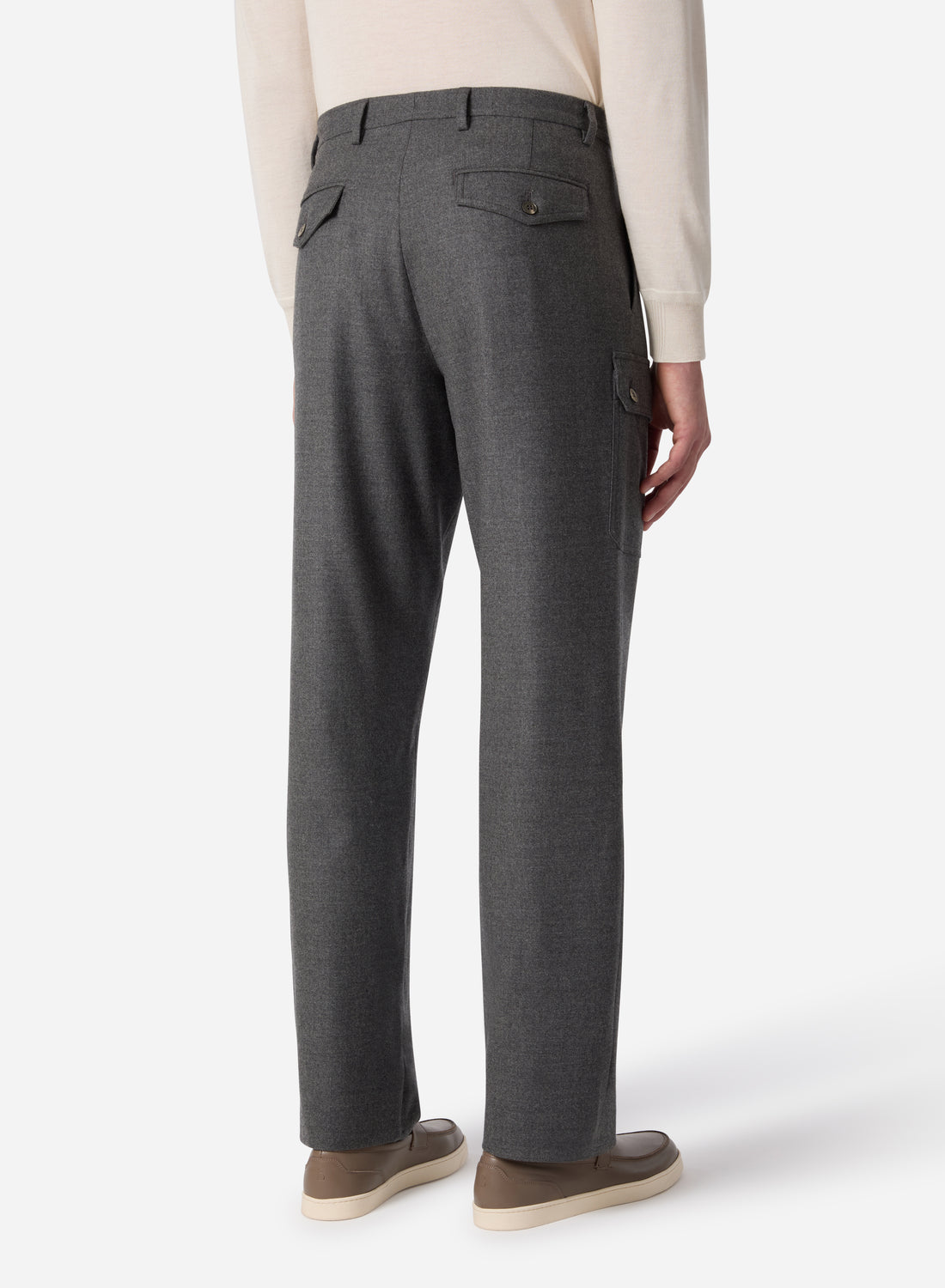 SUPERFINE MERINO WOOL CARGO PANT