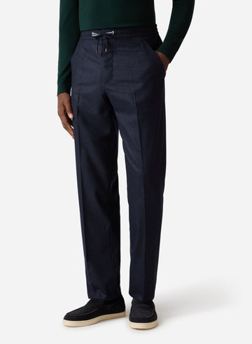 WOOL SILK CASHMERE JOGGER PANT