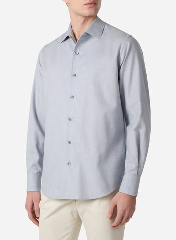 COTTON AND CASHMERE CASUAL SHIRT