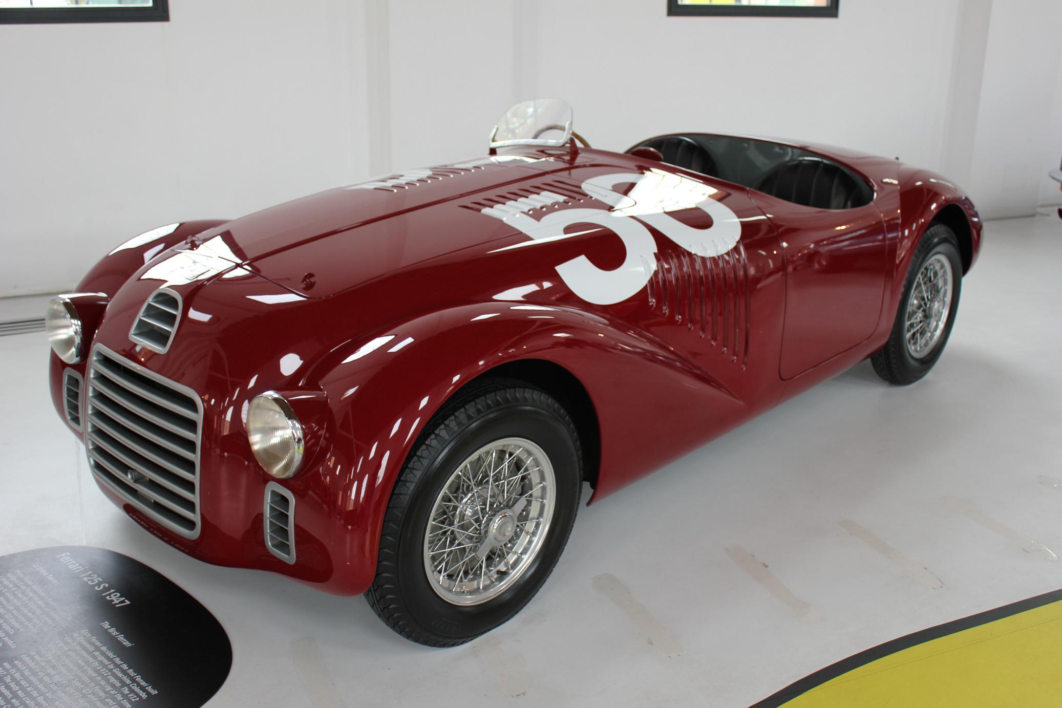 AMERICAN EYE, ITALIAN HAND FERRARI 125 S: THE PURSUIT OF PERFECTION