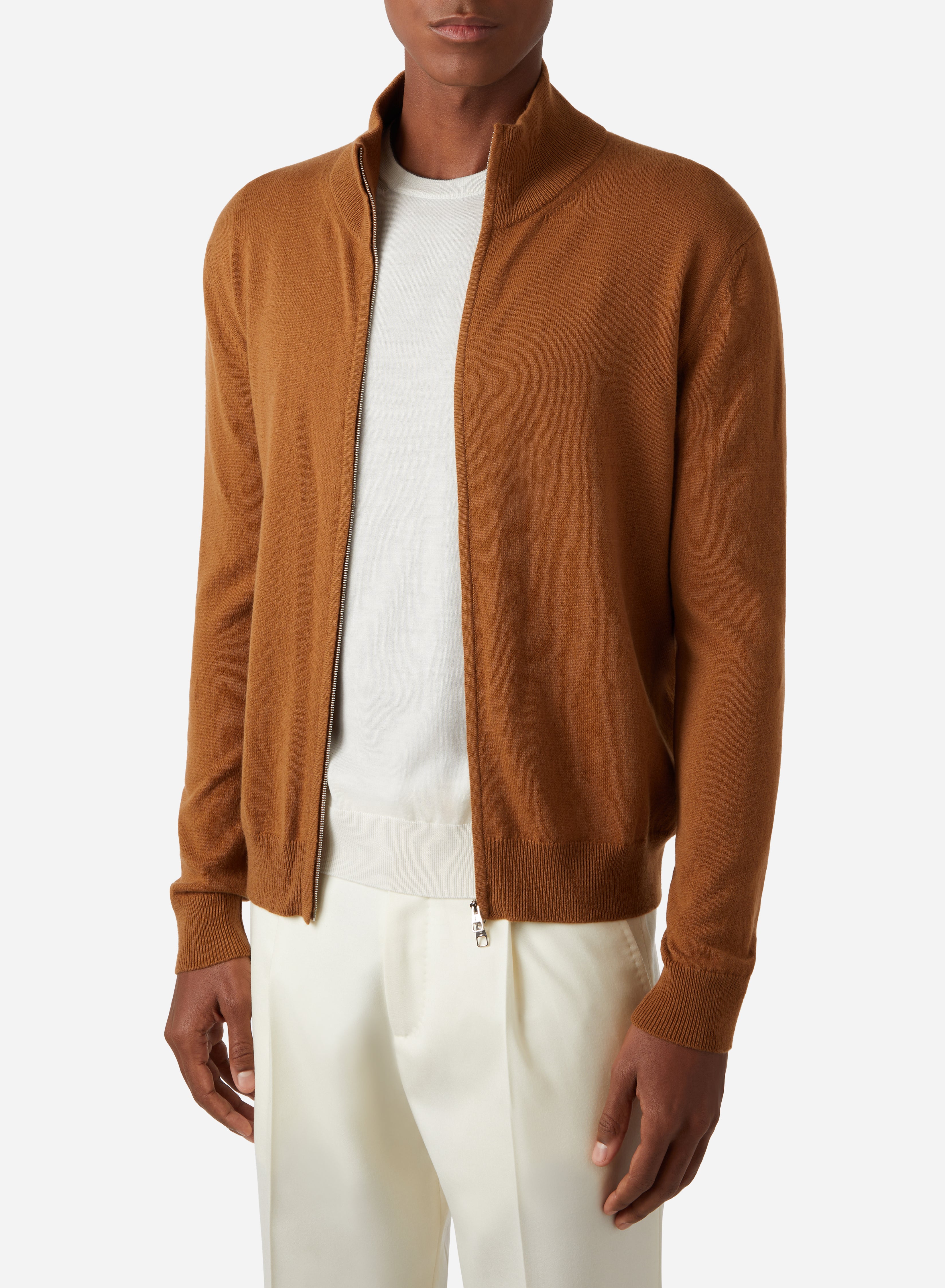 VICUÑA FULL ZIP CARDIGAN