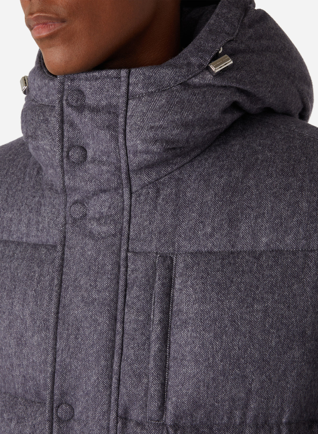 CASHMERE AND SILK GOOSE DOWN PARKA