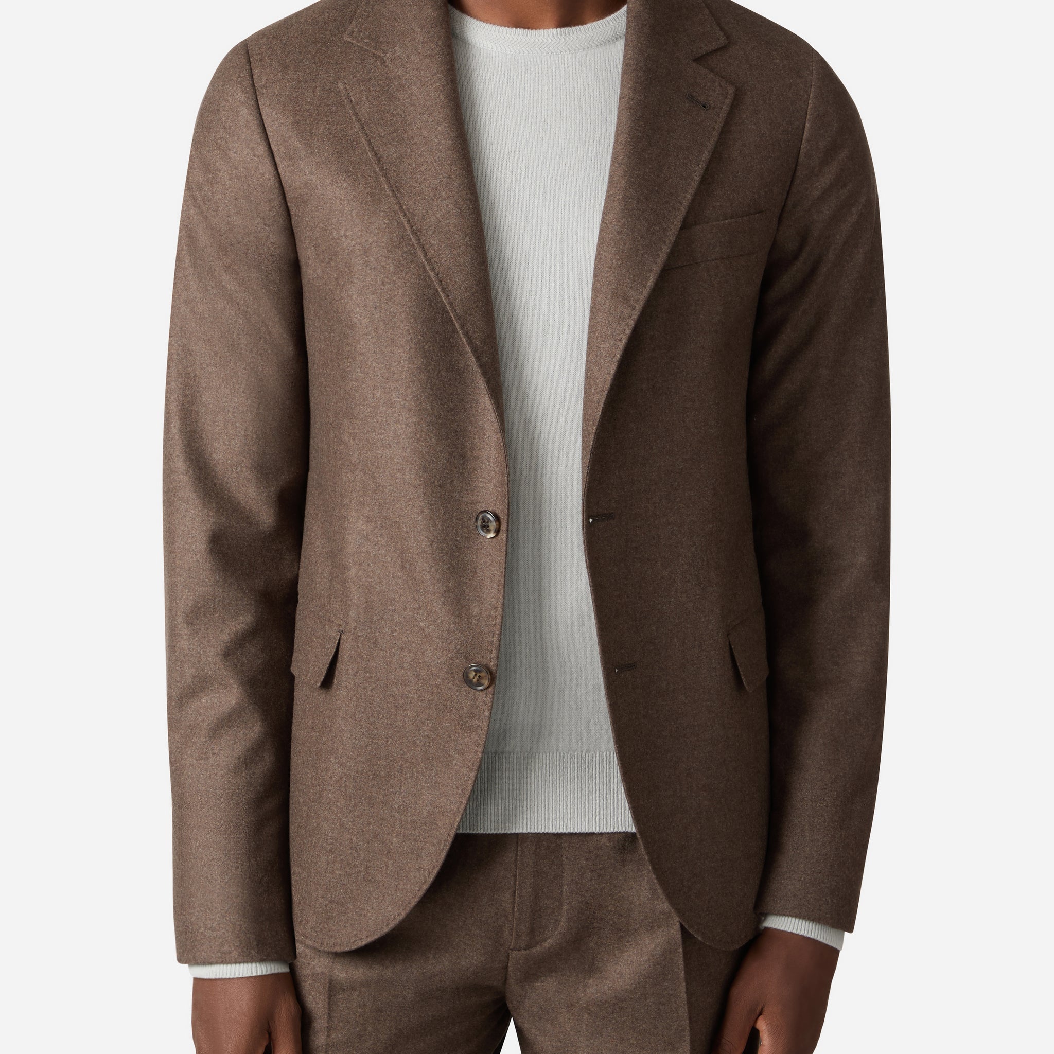 WOOL SILK CASHMERE BLAZER