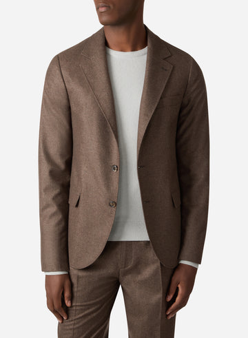 WOOL SILK CASHMERE BLAZER
