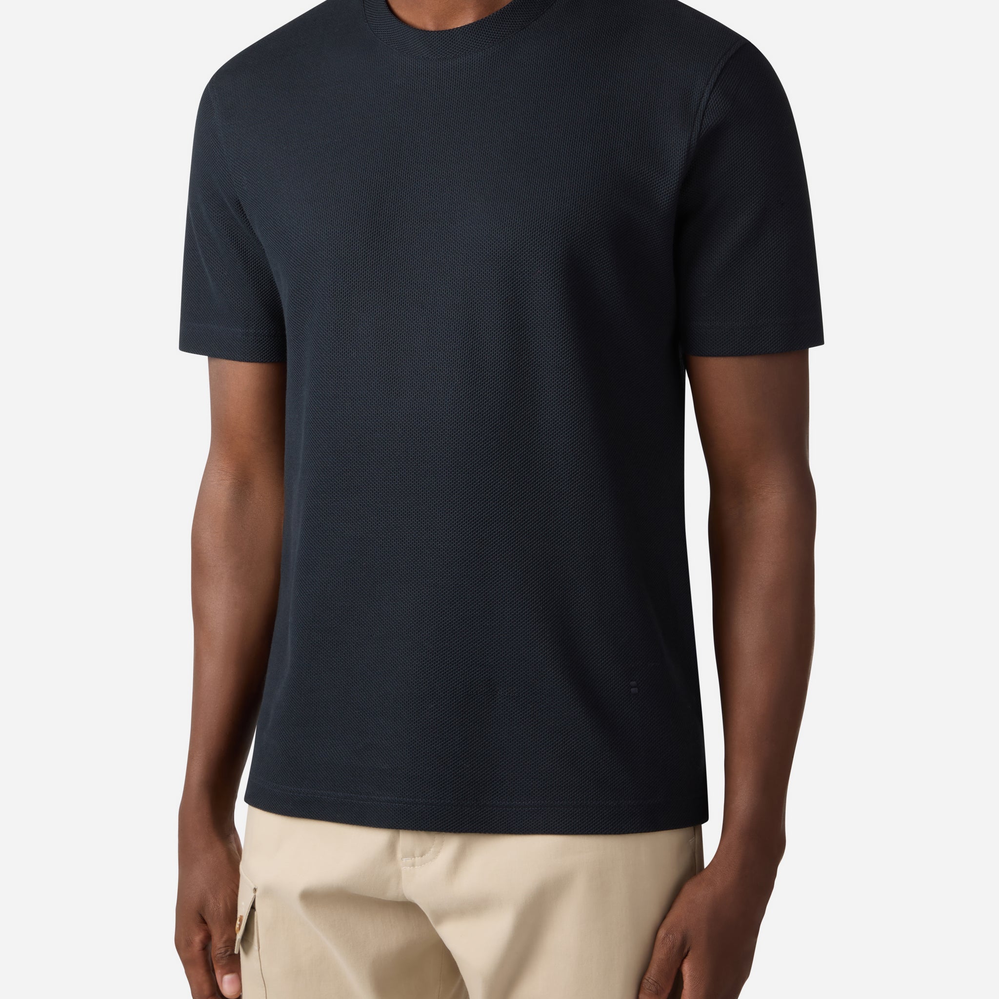 SEA ISLAND COTTON SHORT SLEEVES T-SHIRT