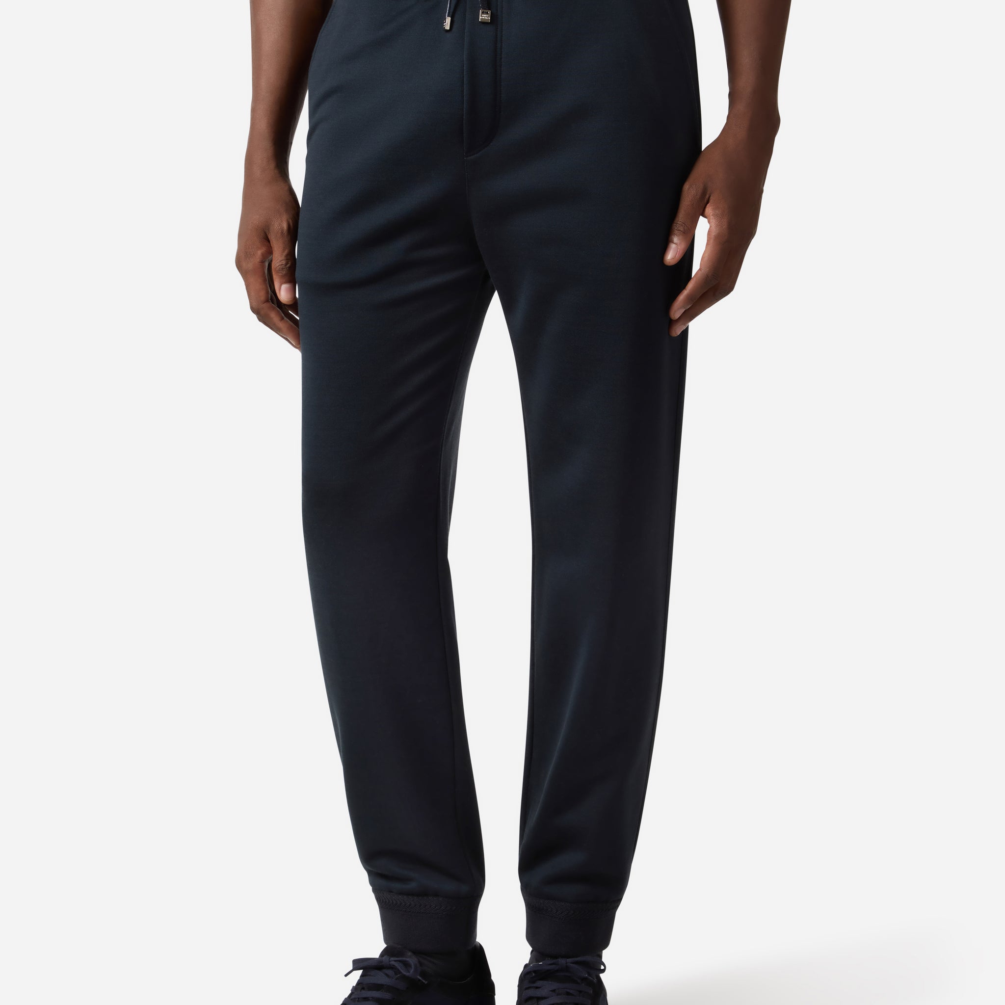COTTON AND SILK JOGGER PANT ELASTIC CUFF