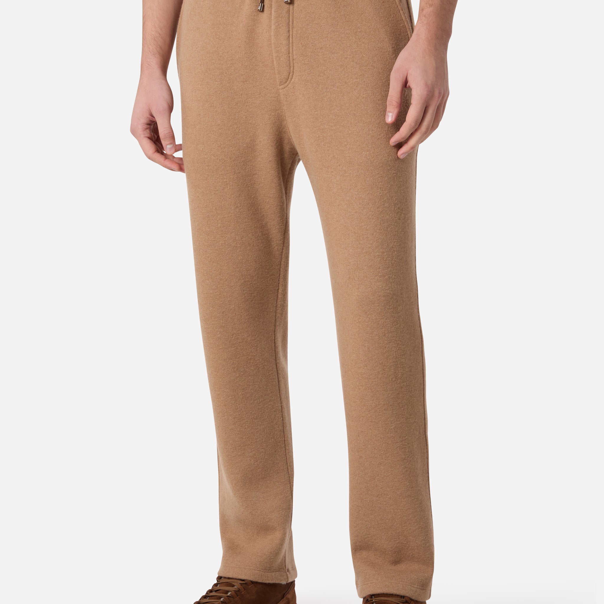 BABY CAMELHAIR DRAWSTRING PANTS