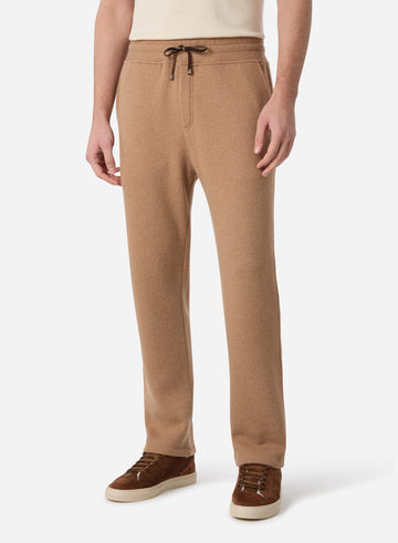 BABY CAMELHAIR DRAWSTRING PANTS