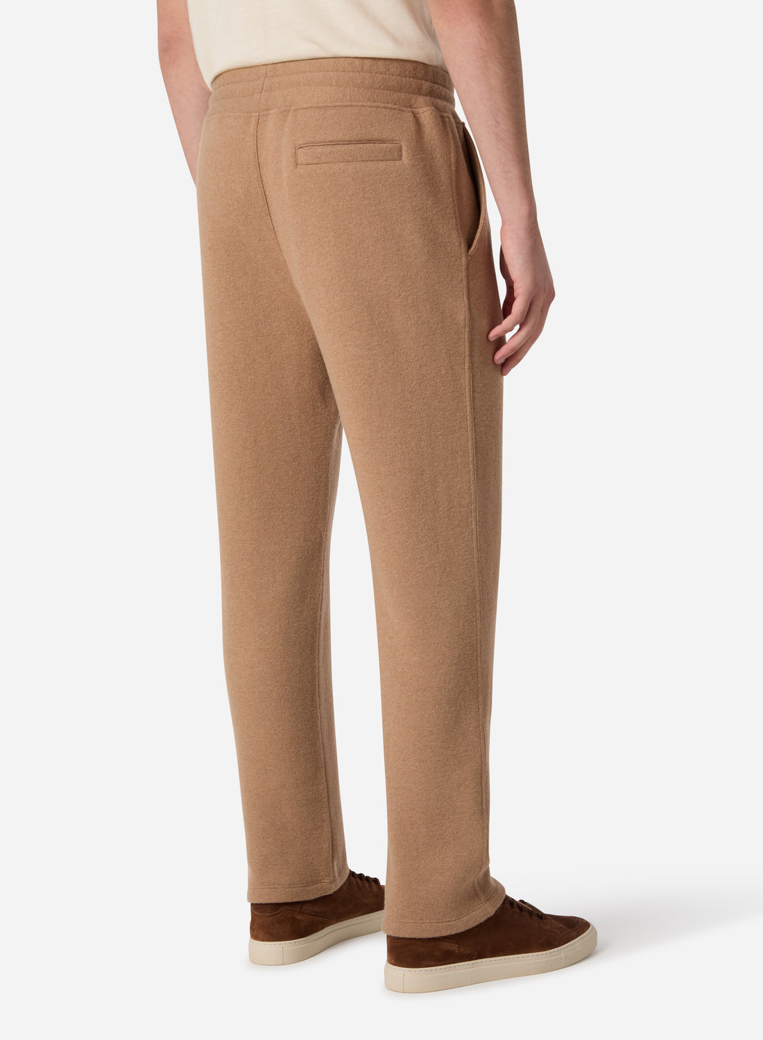 BABY CAMELHAIR DRAWSTRING PANTS