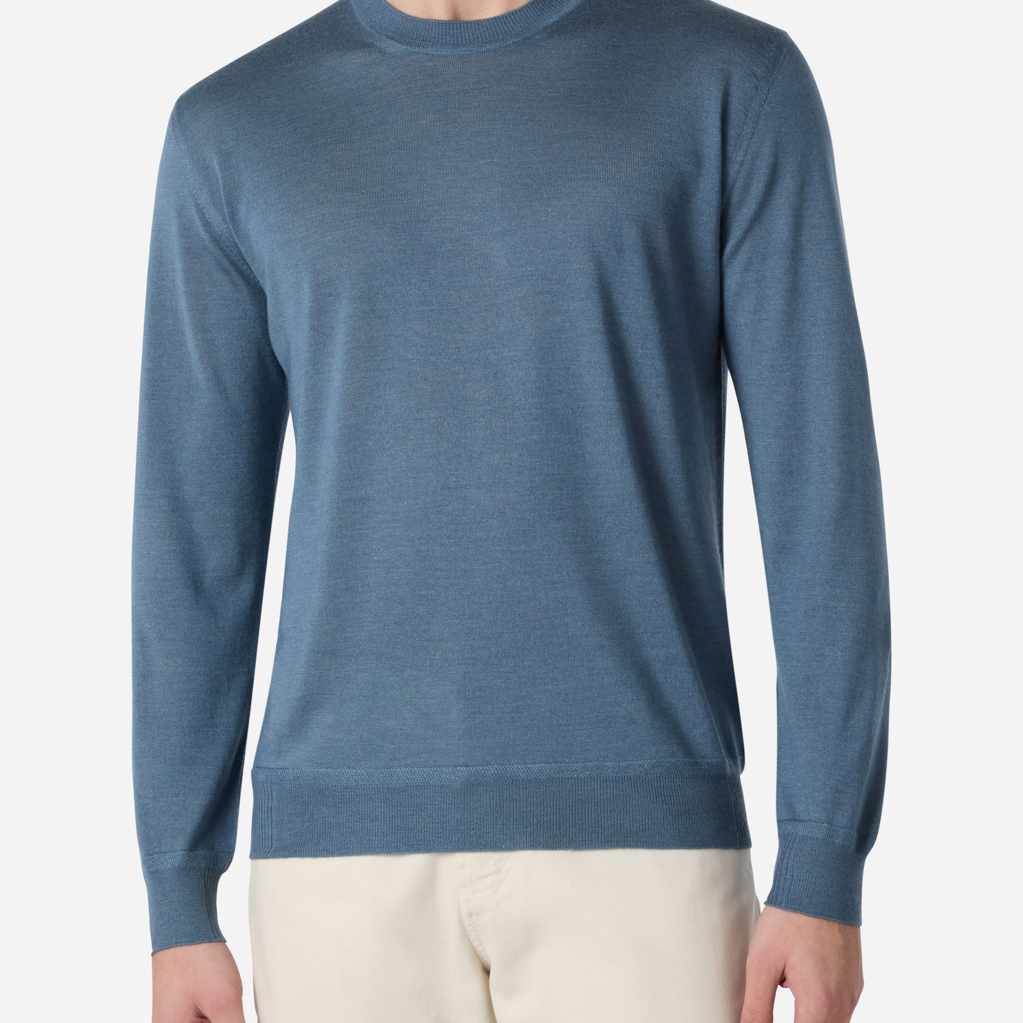 CASHMERE AND SILK CREWNECK