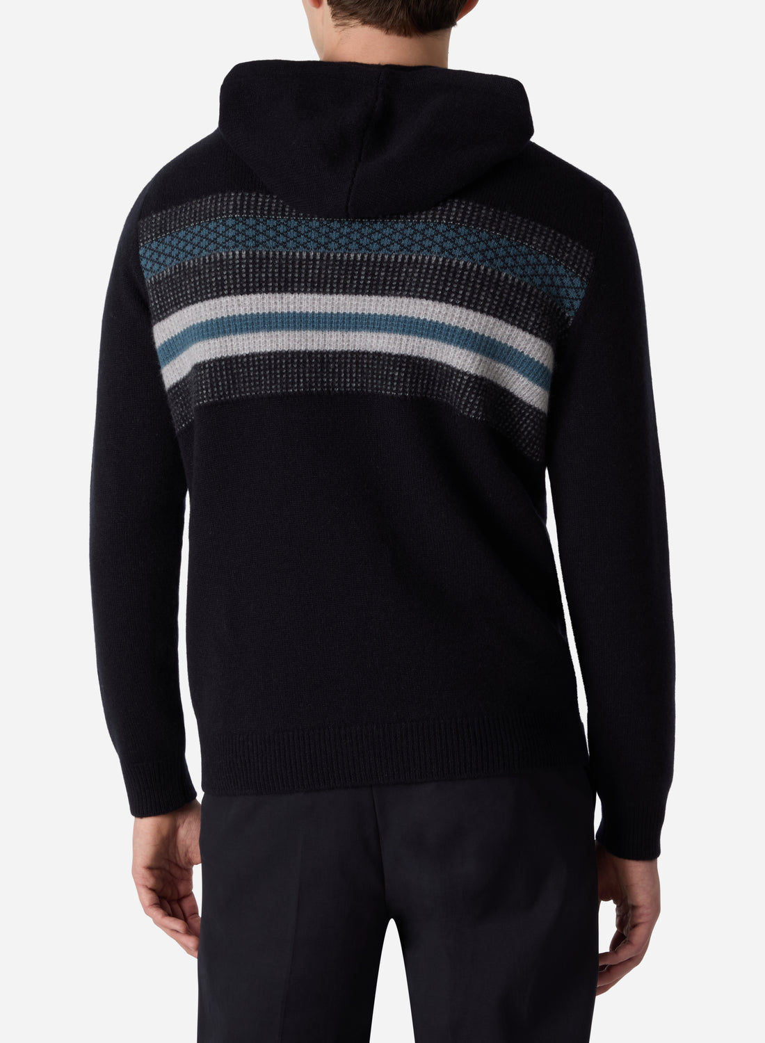 CASHMERE FAIR ISLE HOODIE