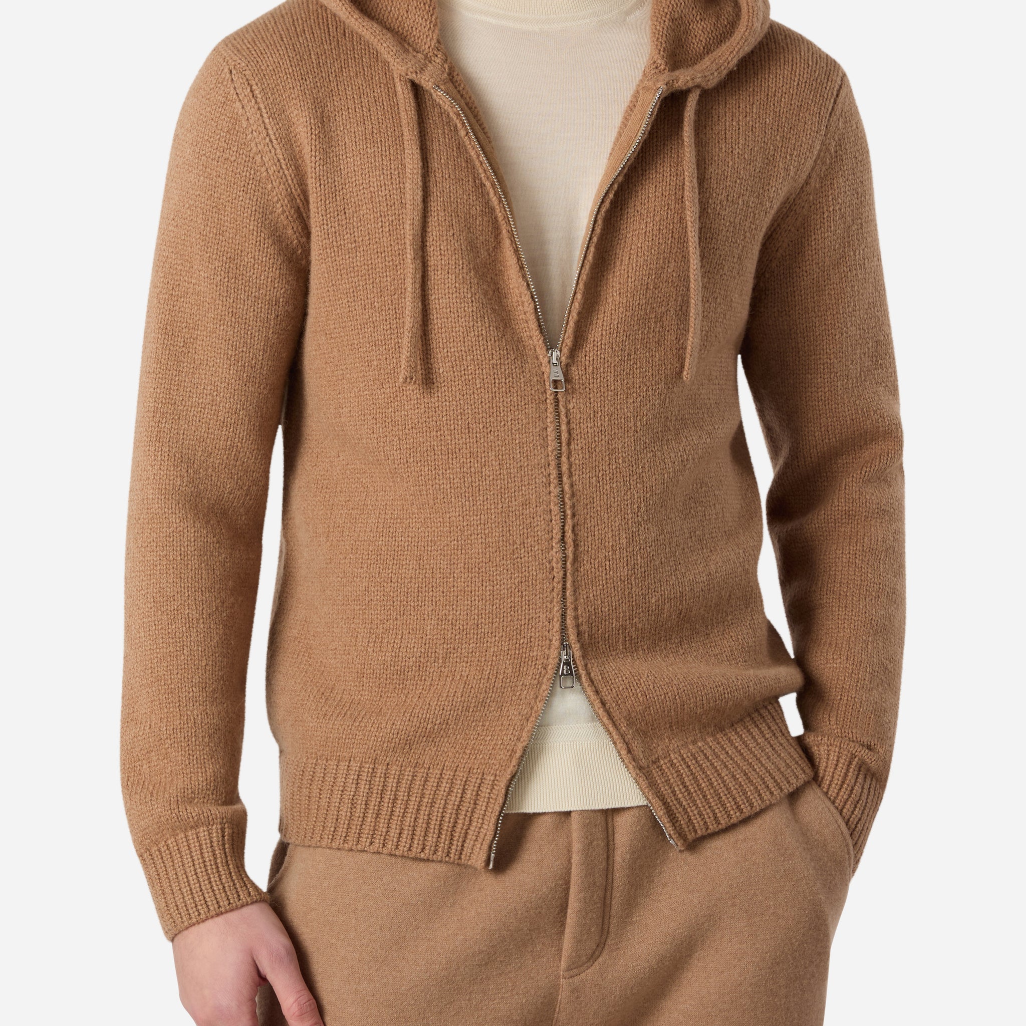 BABY CAMELHAIR HOODIE