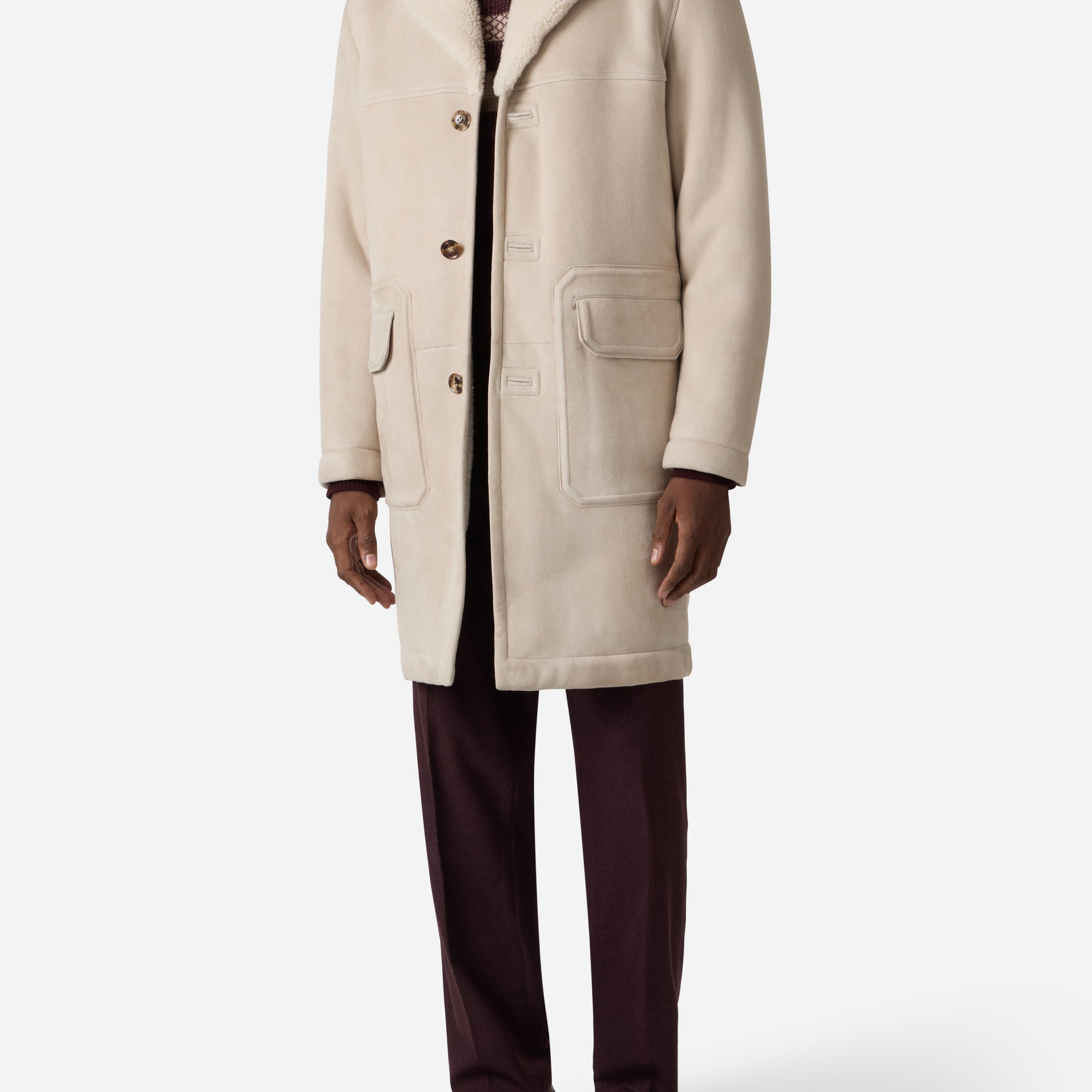 SHEARLING OVERCOAT
