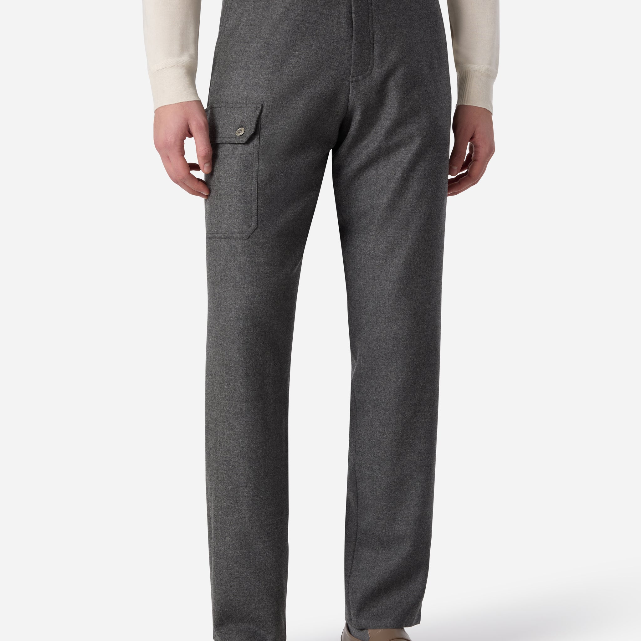 SUPERFINE MERINO WOOL CARGO PANT
