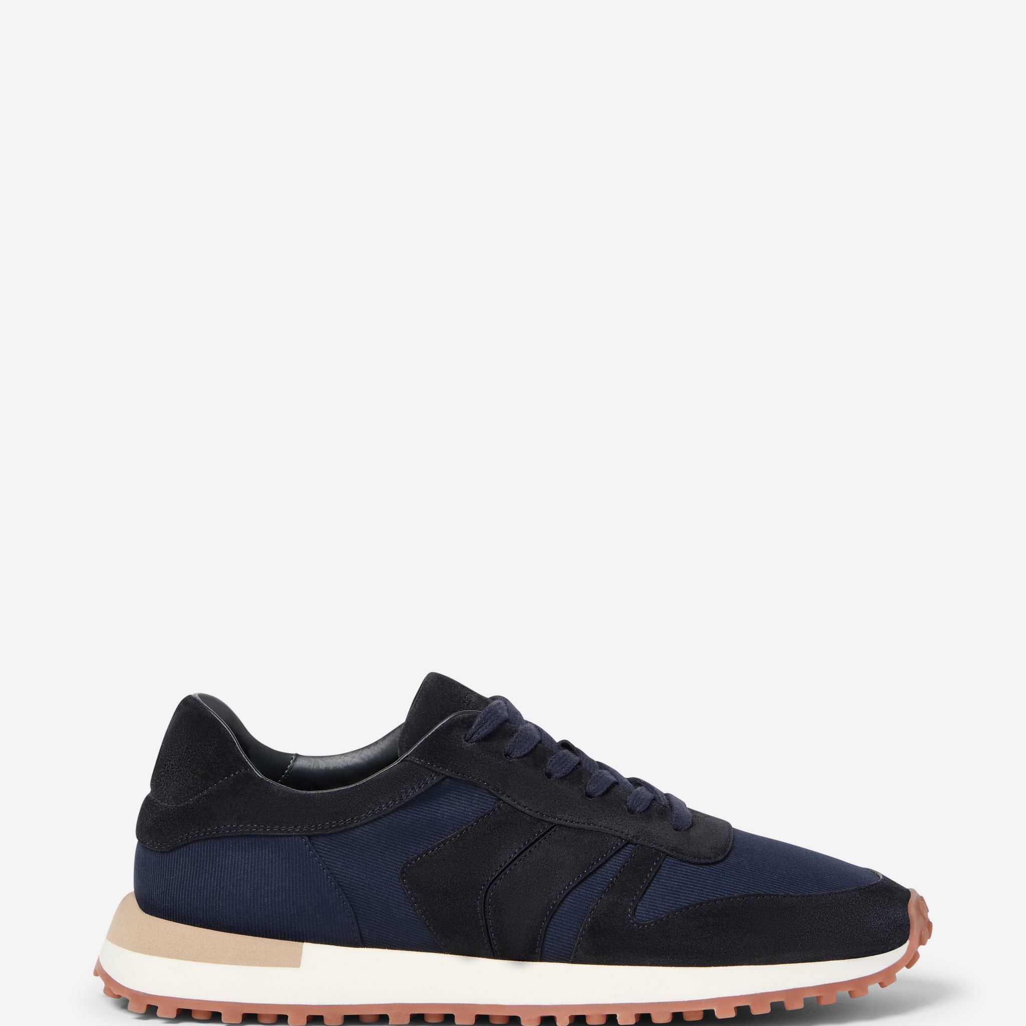 TECHNICAL WOOL AND SUEDE MC LEAN SNEAKER