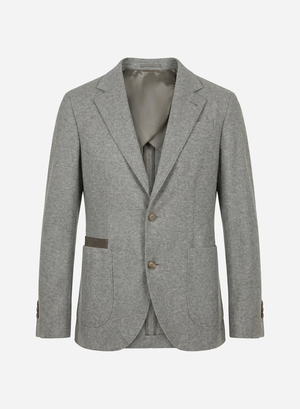 WOOL AND CASHMERE JERSEY BLAZER