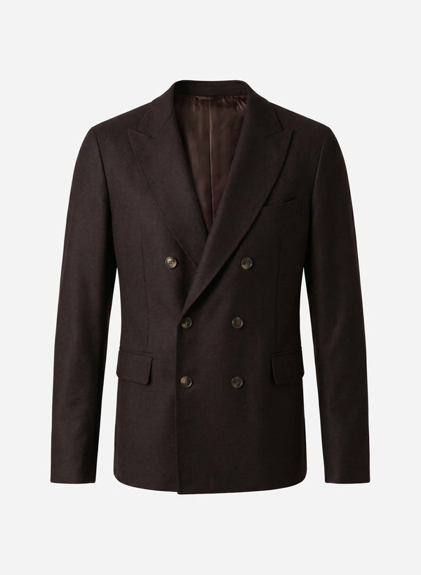 SUPERFINE MERINO WOOL DOUBLE BREAST BLAZER