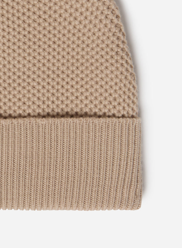 WOOL HONEYCOMB BEANIE
