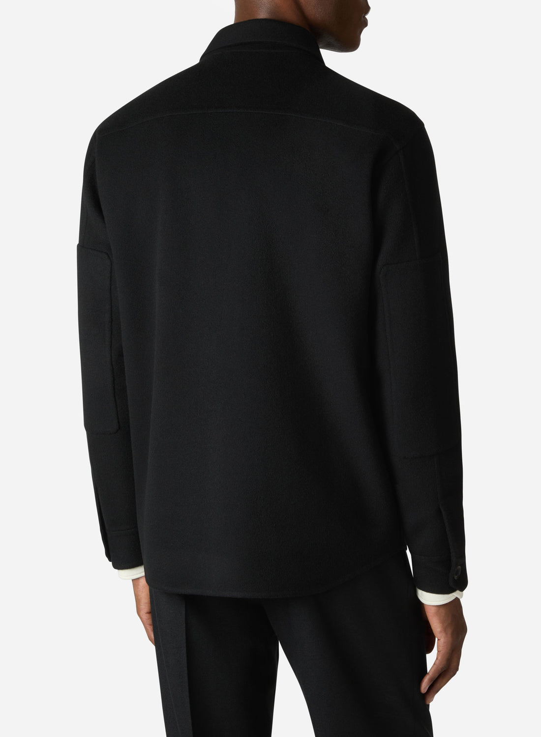 WOOL AND CASHMERE DOUBLE SHIRT