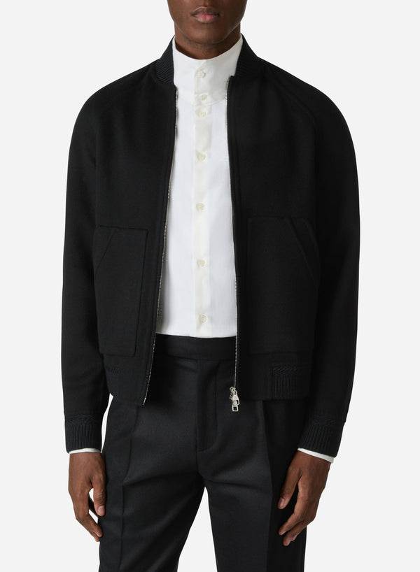 WOOL AND CASHMERE MK DOUBLE BOMBER