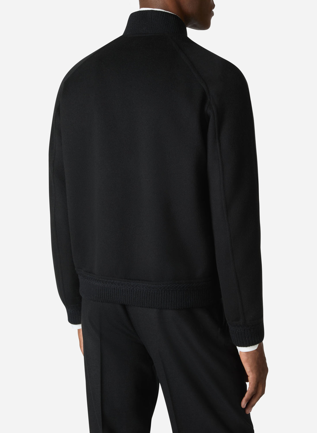 WOOL AND CASHMERE MK DOUBLE BOMBER