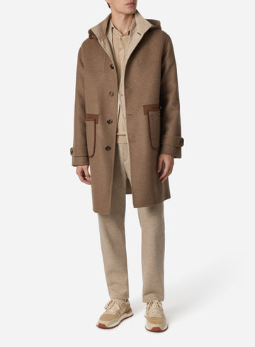 CASHMERE DOUBLE DUFFLE COAT