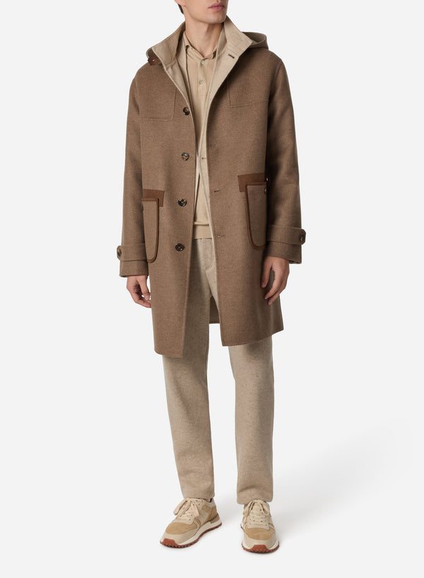CASHMERE DOUBLE DUFFLE COAT