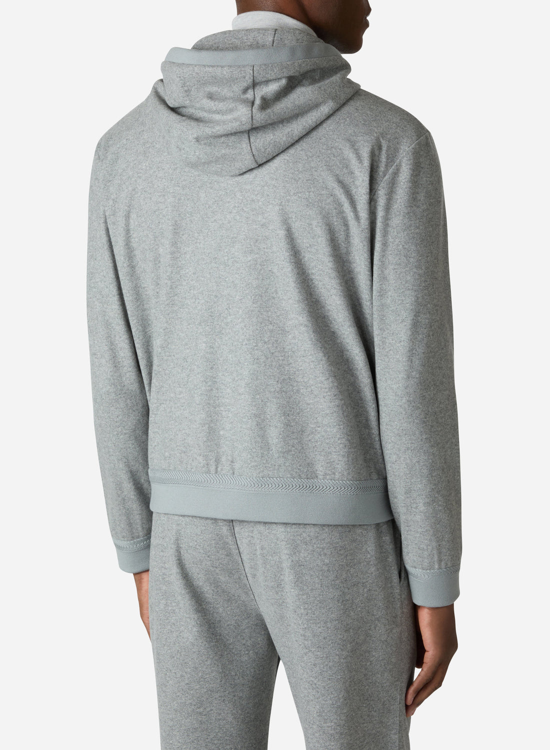 WOOL AND CASHMERE FULL ZIP HOODIE