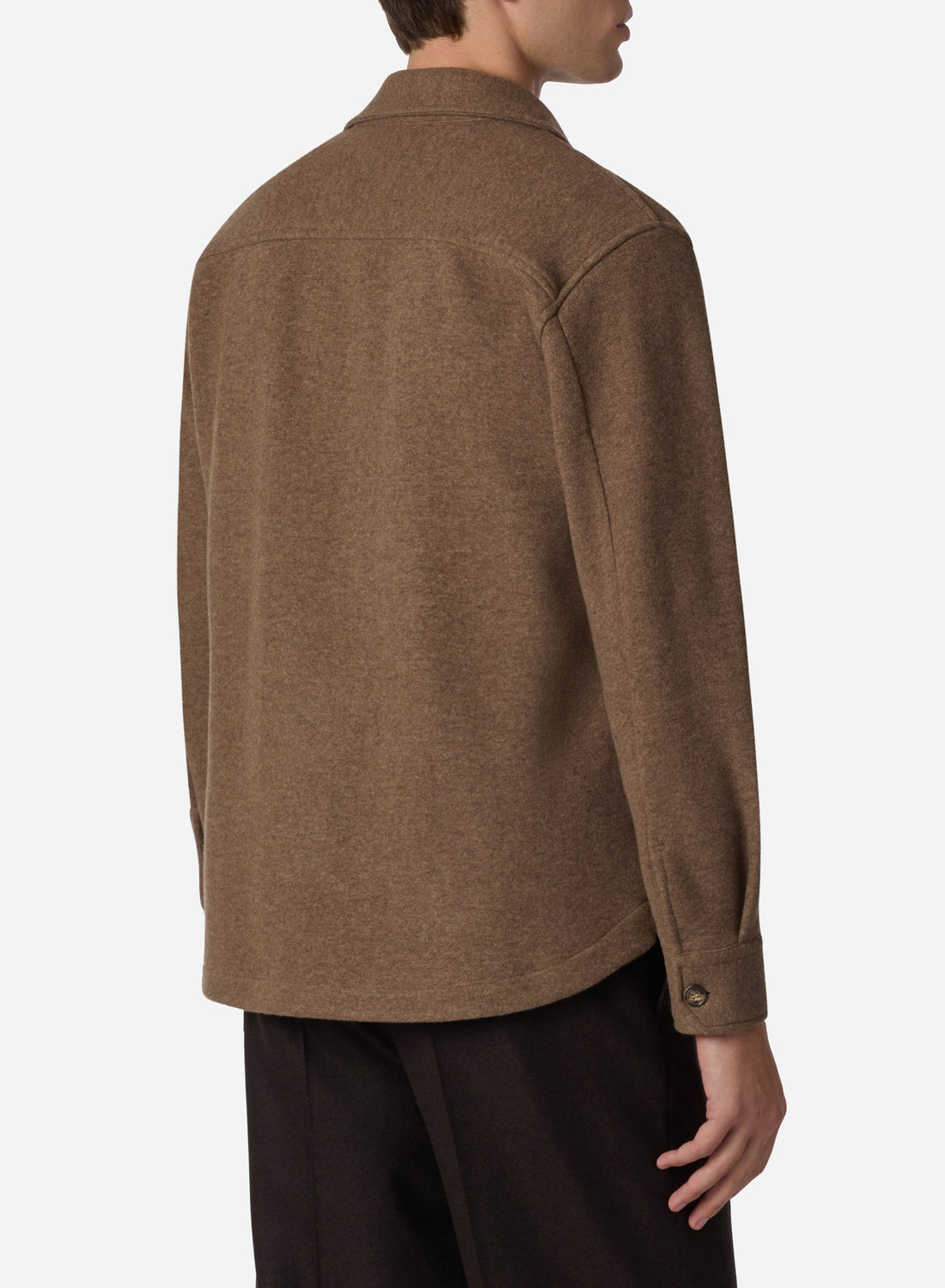 CASHMERE JERSEY SHIRT JACKET