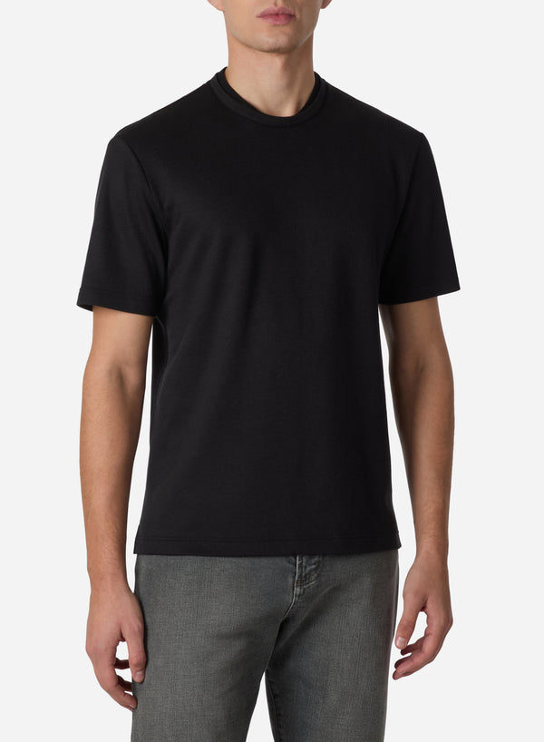 COTTON SILK CASHMERE T-SHIRT