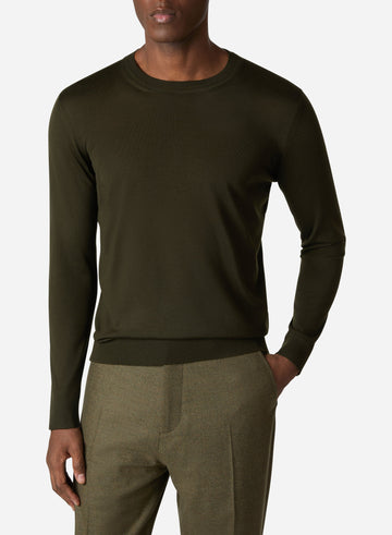 VIRGIN WOOL CREWNECK