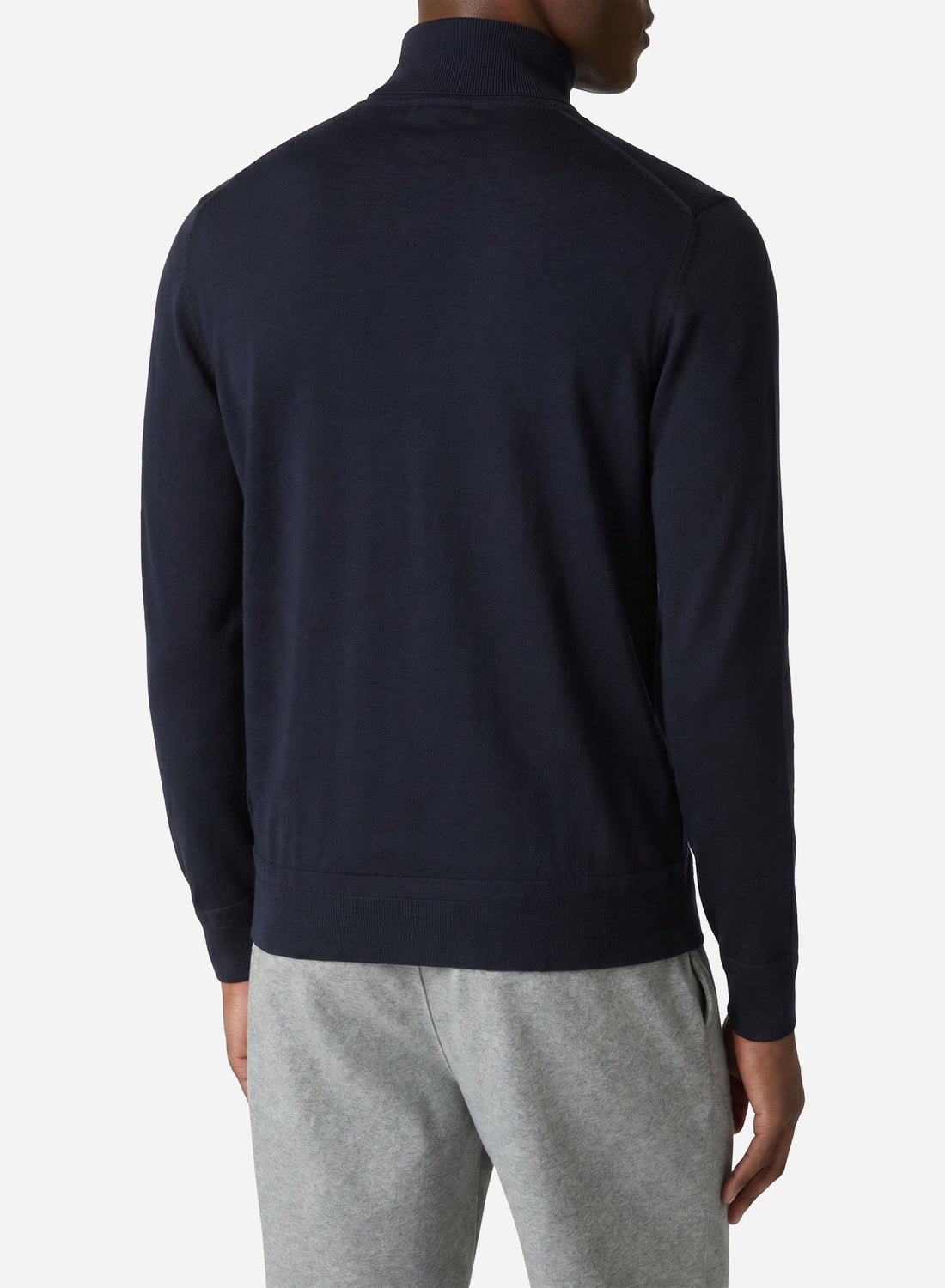 VIRGIN WOOL LONG SLEEVES FULL ZIP