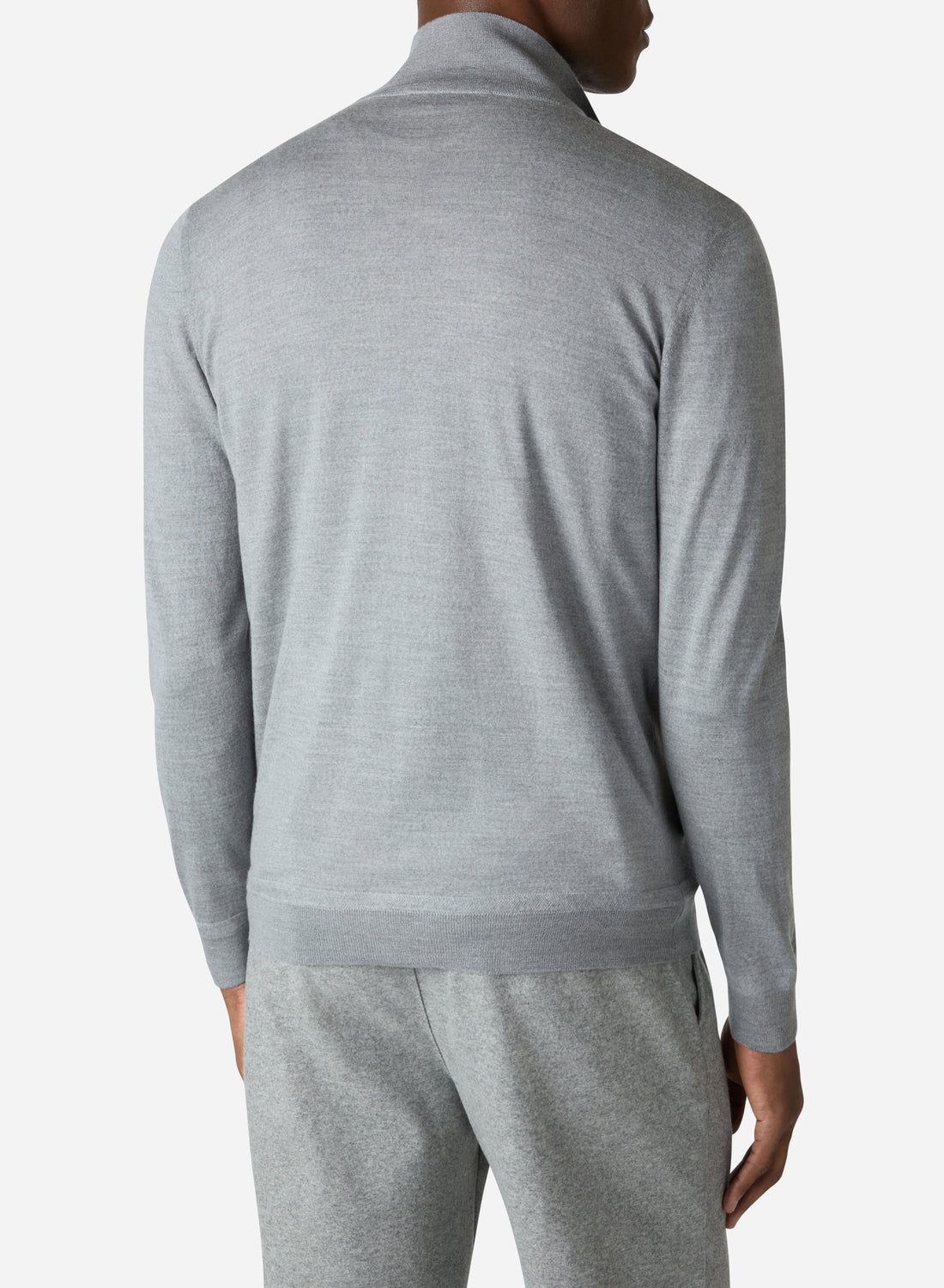 VIRGIN WOOL LONG SLEEVES FULL ZIP